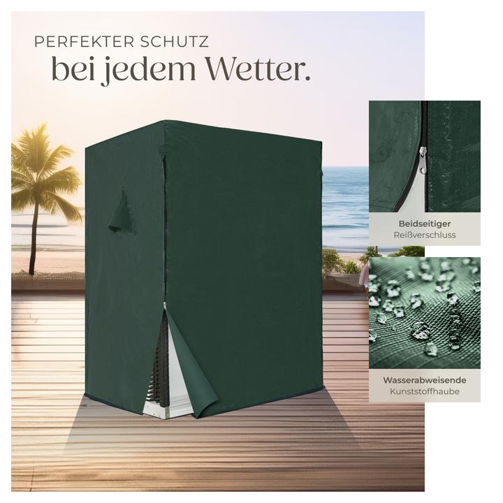 Produktbild tectake Strandkorb inkl. Schutzhülle