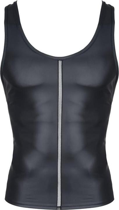 Produktbild Regnes Fetish Planet Wetlook Men's Sleeveless T-Shirt - Schwarz (S)