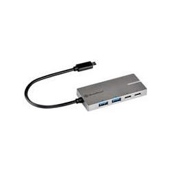 Thumbnail - Silverstone EP09 Hub (USB-C, 4 Ports), Dockingstation + USB Hub, Grau