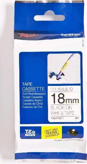 Produktbild Brother TZFX241 Laminiertes Band (1.80 cm, Weiss, Schwarz)