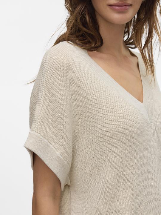 Immagine prodotto Vero Moda Kurzärmeliger Pullover mit V-Ausschnitt (M)