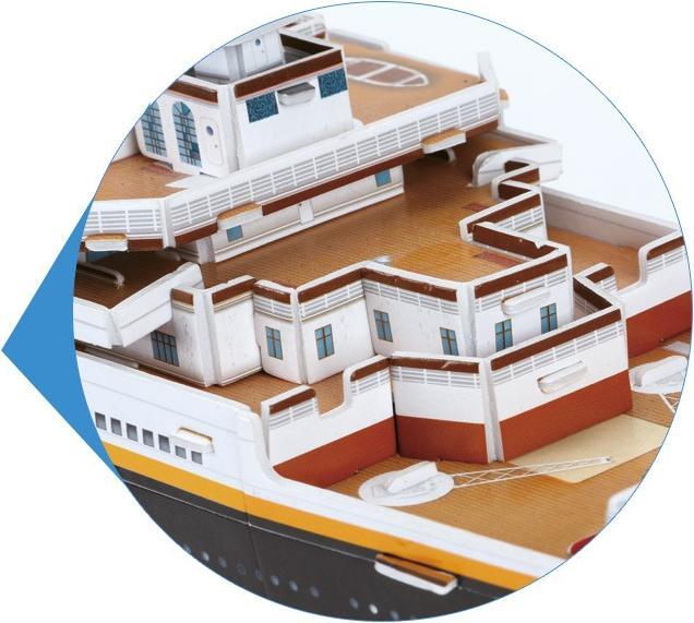 Image du produit Cubicfun 3D Titanic Gross (113 pièces)