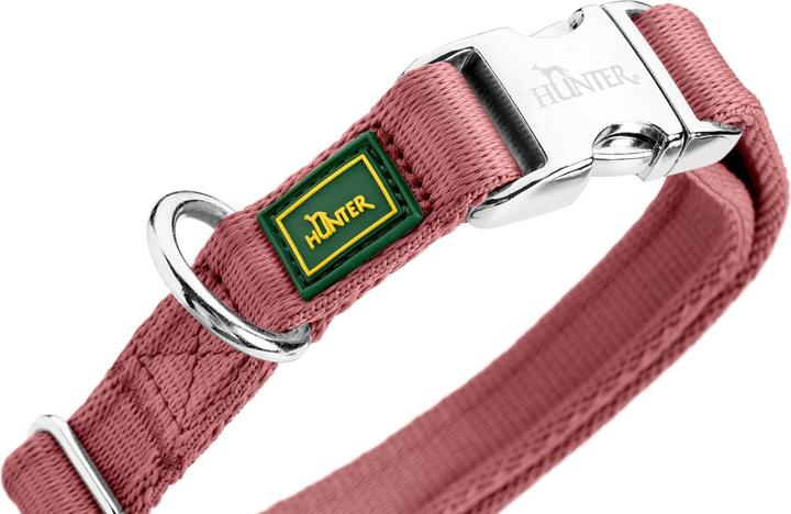 Produktbild Hunter Halsband Inari Alu-Strong, M, Pastellrot (M, Hund, Hundesport)
