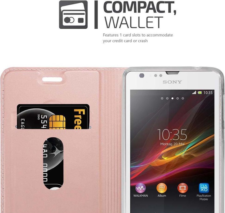 Produktbild Cadorabo Book Classy Style Cover (Sony Xperia SP)