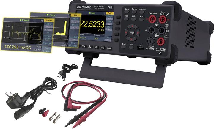 Productafbeelding Voltcraft Tafelmultimeter VC 7200BT (CAT I 1000V, CAT II 600V)