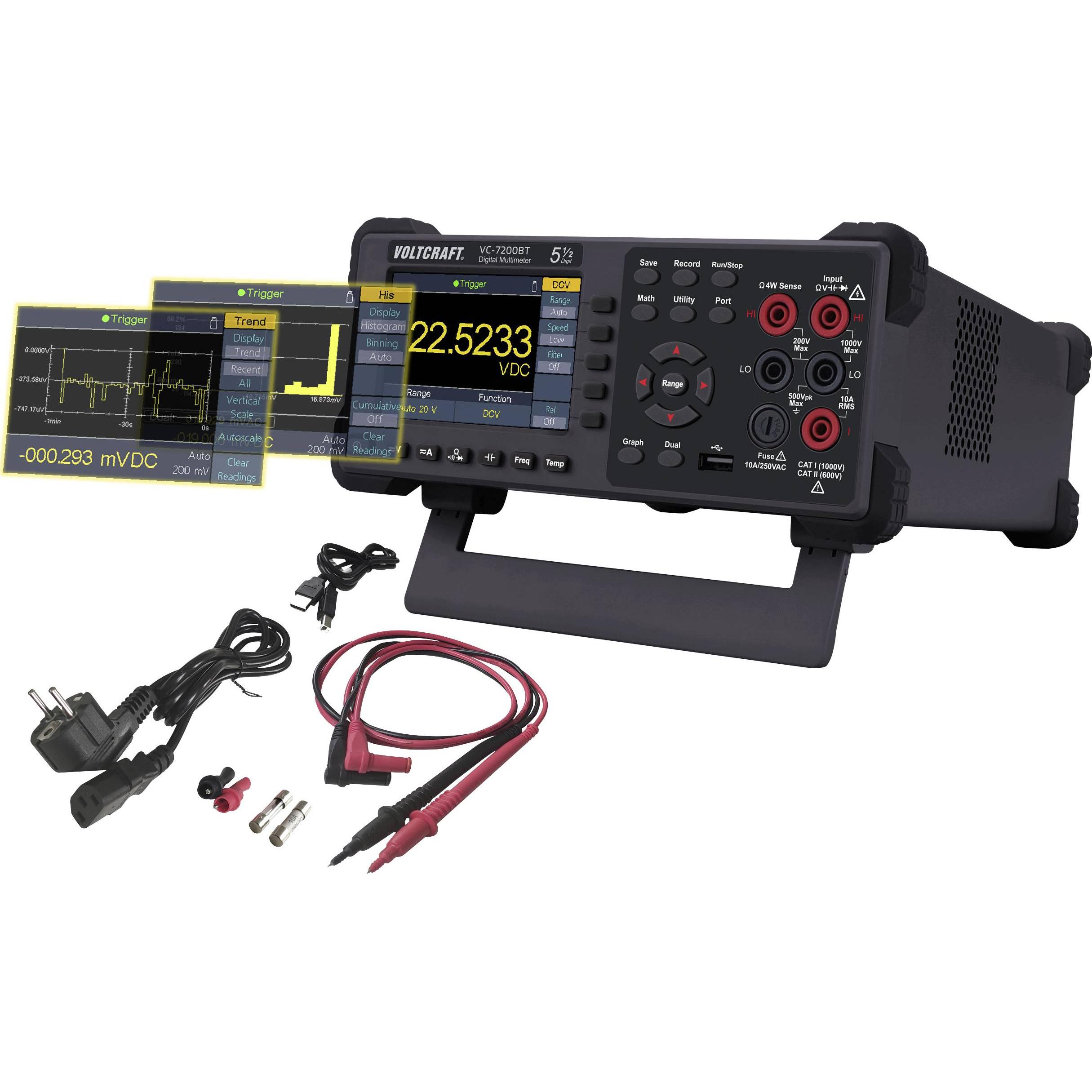 Voltcraft, Multimetro, Tisch-Multimetro (CAT I 1000V, CAT II 600V)