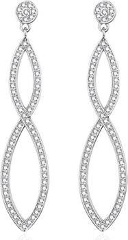 Produktbild Agato - Elegant dangling earrings with zircons AGT-E034PW