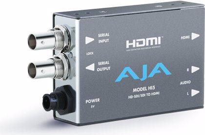 Actual product image AJA Hi5 HD-SDI/SDI HDMI Video and Audio Converter