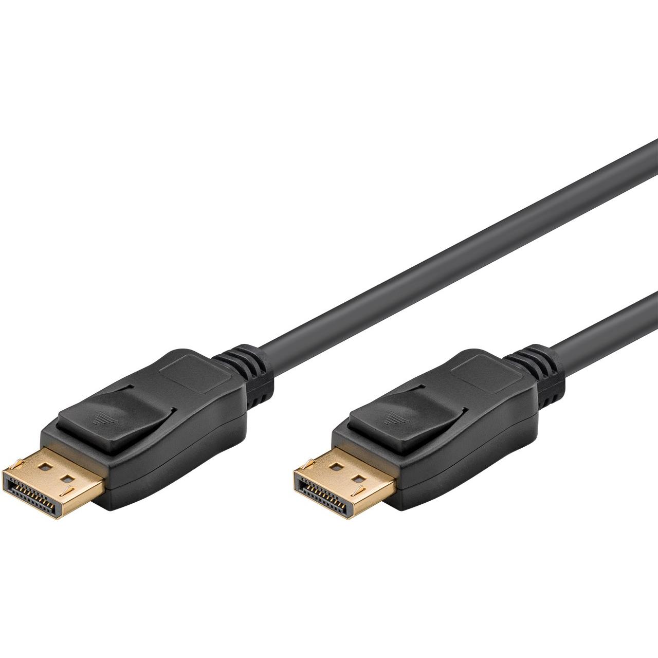 Goobay DisplayPort Verbindungskabel 1.4 (2 m, DisplayPort), Video Kabel