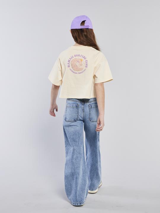 Actual product image Jonen Mädchen Loose-Fit-Jeans mit Used-Effekt (146)