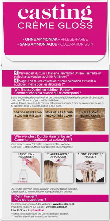 Produktbild L'Oréal Paris Casting Creme (1010 Sehr Helles Perlblond)