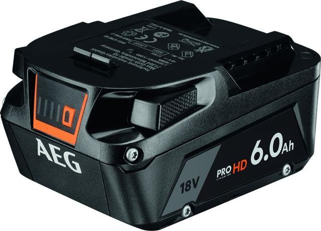 Actual product image AEG Li-ion battery SHD 6.0 Ah (18 V)
