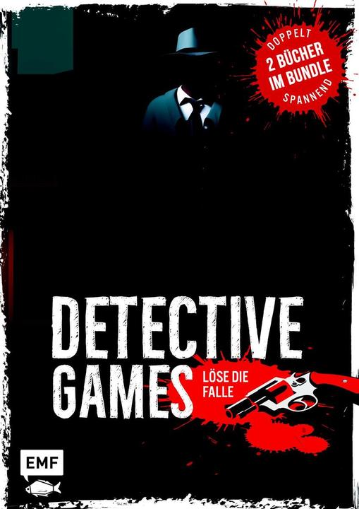Actual product image Detective Games – Löse die Fälle! (2 Bücher im Bundle) (German, Beate Huth, Clémence Roux de Luze, Gesa Mattiesch, Gilles Saint-Martin, Michele Lecreux, Pascal Guichard, 2023)