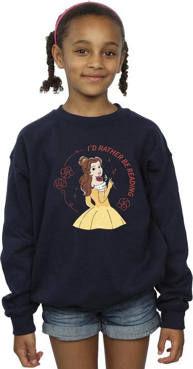 Produktbild Disney Beauty And The Beast I'd Rather Be Reading Sweatshirt Mädchen (128)