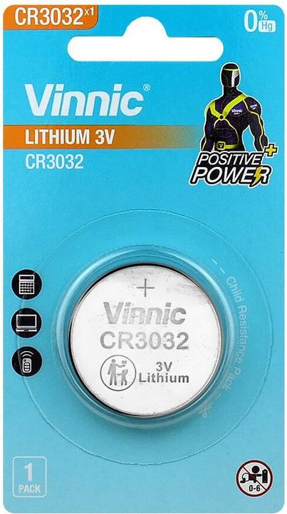 Vinnic CR3032 1BL (Lithiumbatterie) (1 Pcs., CR3032)