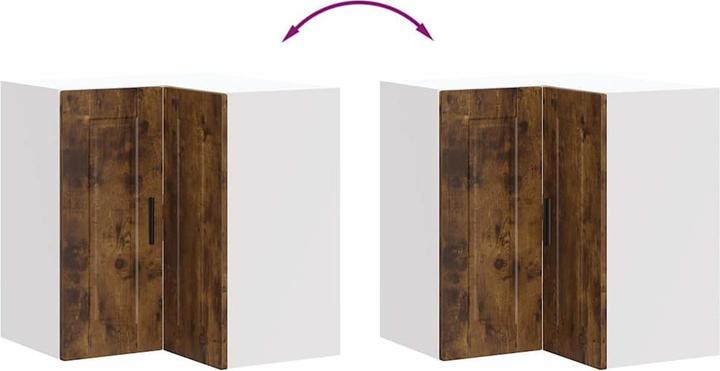 Actual product image vidaXL Küchen-Eckhängeschrank (57 x 57 x 60 cm)