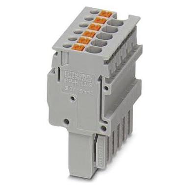 Phoenix Contact 3212484 Anschlussblock 1 Grau, Elektronikkabel + Stecker, Grau