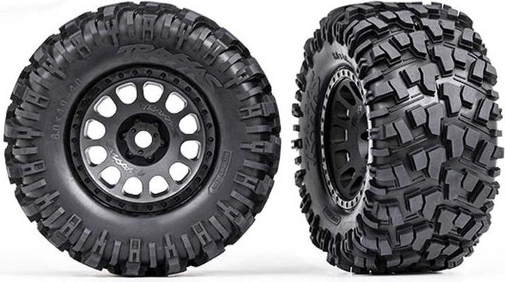 Produktbild Traxxas Maxx At Reifen Auf Schwarzen Xrt-Felgen (2)