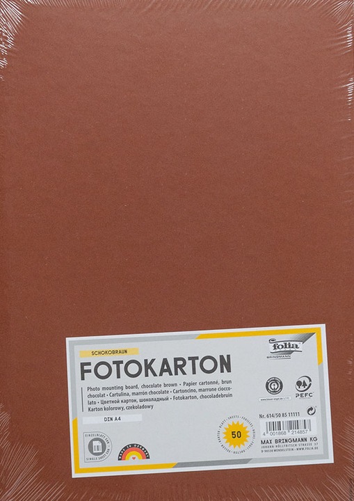 Actual product image Folia Photo cardboard colored format A4 (300 g/m², 50 x)