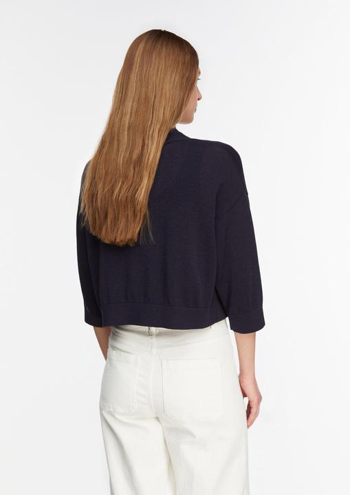 Produktbild Comma Strickjacke Superfeiner Bolero-Cardigan ohne Verschluss (S)