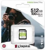 Produktbild Kingston Canvas Select Plus (512 GB, SDXC, U3, UHS-I)