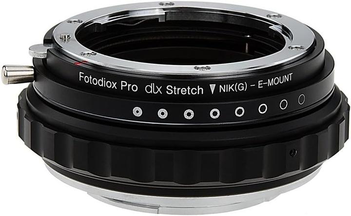 Fotodiox DLX Nikon F Mount G-Type to Sony Alpha E Stretch Mount Adapter