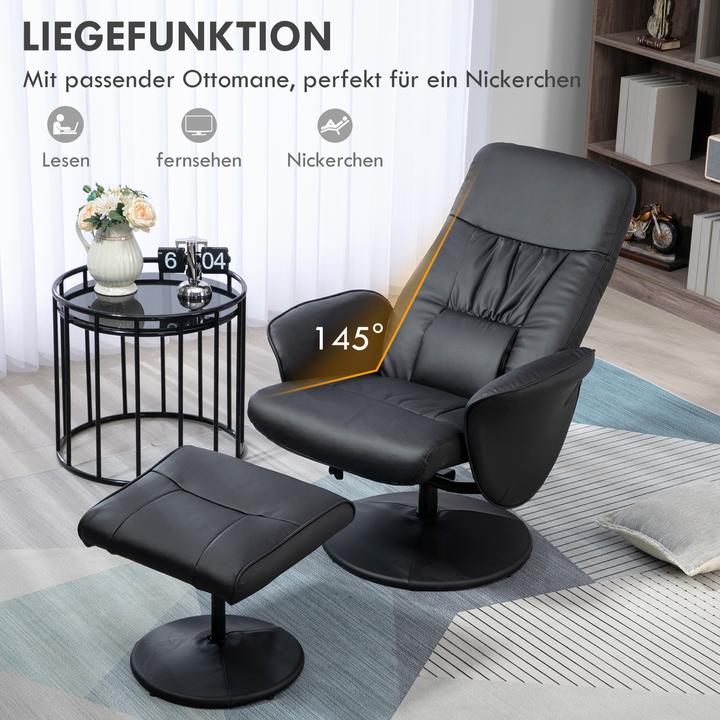 Produktbild Homcom Relaxsessel mit Hocker