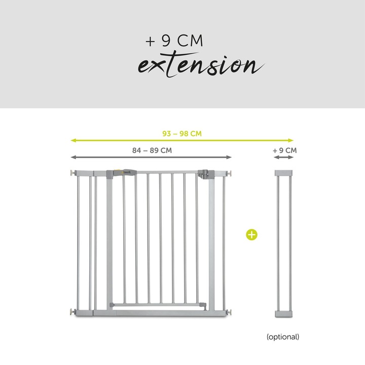 Produktbild Hauck Stop N Safe 2 + 9cm ext. Silver (84 cm)