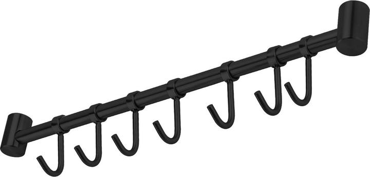 Image du produit Intirilife Barre de suspension en acier inoxydable avec 7 crochets