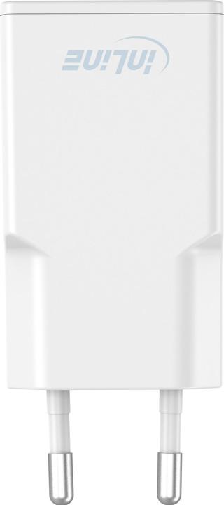 Produktbild InLine USB Netzteil Ladegerät Dual USB-C, PD, PPS, 30W, weiss (30 W, 2 Ports)