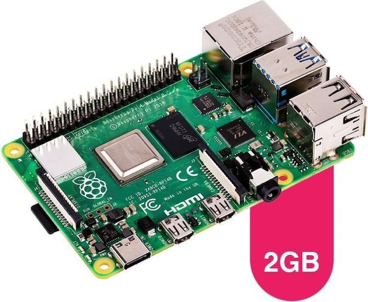 Produktbild HutoPi Raspberry Pi 4 2GB Starter Kit