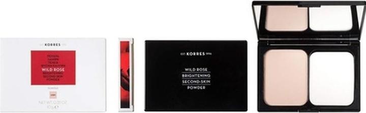 Korres Puder Brightening Second Skin Kompaktpuder Wild Rose WRP1 / 10 g