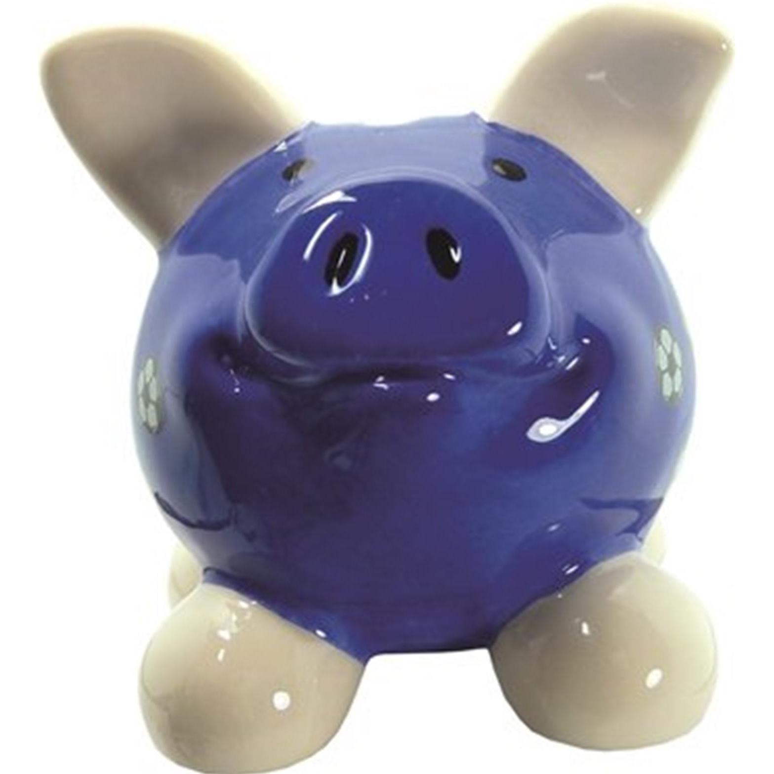 Thumbnail - HTI-Living, Spardose, Sparschwein klein Blau Fussball