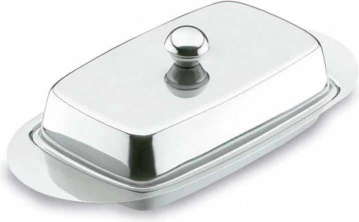 Lacor Beurrier avec couvercle 11.5x22.5cm H6.5cm Acier inoxydable