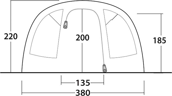 Produktbild Outwell Denver 6 (Tunnelzelt, 19.90 kg, 6 Personen)
