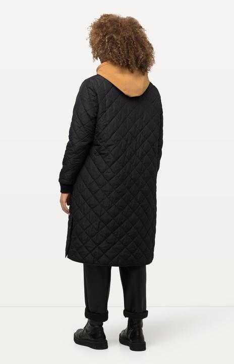 Produktbild Ulla Popken 2-in-1-Steppjacke, extra Softshelleinsatz, Strickkragen (50, 52)