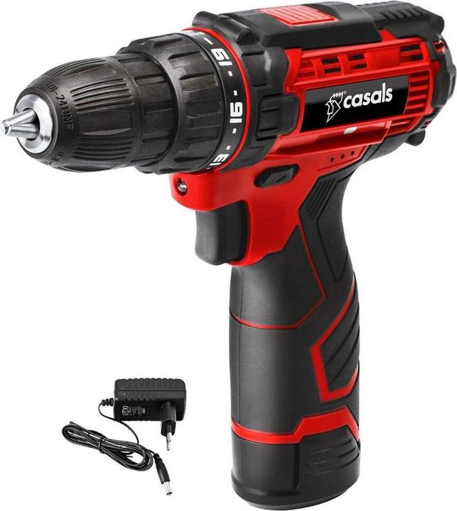 Produktbild Casals Batteridrevet elektrisk skruetrakker 12V CSC1205BC (Bohrmaschine, Schrauber)