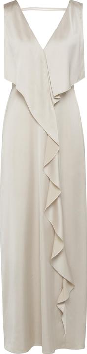 Image du produit Comma Kleid Satinkleid mit V-Auschnitt und Volants (46)
