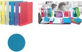 Produktbild Elba Ringbuch hawai, DIN A4, farblos-transluzent, 4-Ring PP 0,5 mm, Reissmechanik, Füllhöhe: 20 mm (A4, 20 mm)