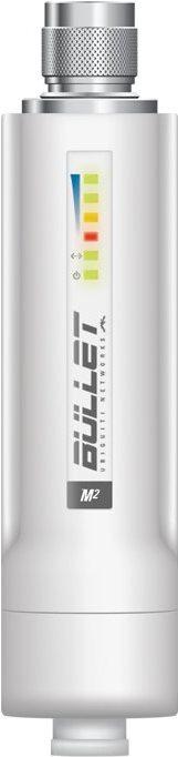 Ubiquiti Bullet M2-HP 2.4GHz Outdoor Radio, 802.11b/g/n, 28dBm, PoE, N-type Male