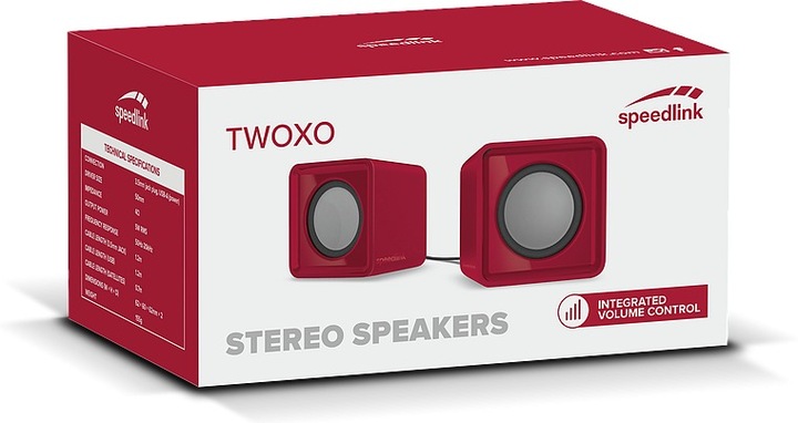 Immagine prodotto Speedlink Altoparlanti Twoxo (SL-810004-RD)