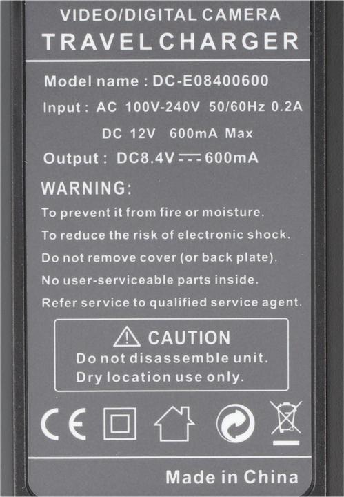 Produktbild AccuCell Ladegerät Nikon EN-EL20, EN-EL20a (Kamera Akku Ladegerät)