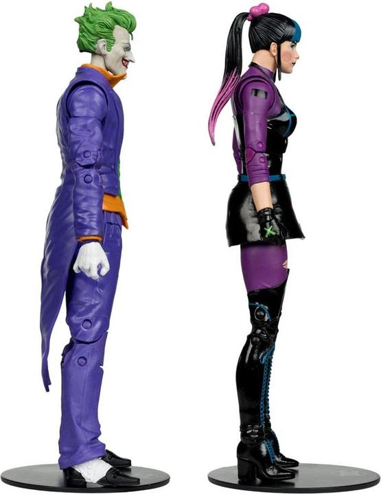 Actual product image McFarlane DC Multiverse action figures 2-pack The Joker & Punchline 18 cm