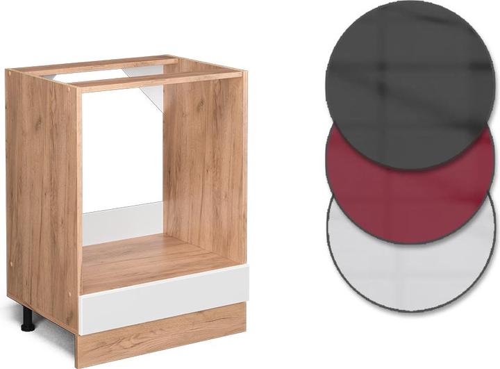 Goldkraft Eiche, Weiss, Weiss Hochglanz