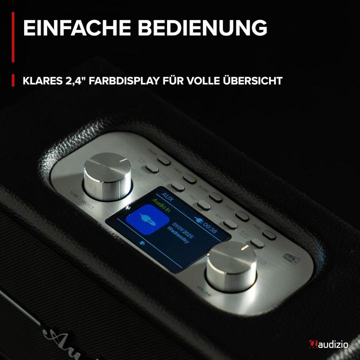 Actual product image Audizio Tune60 (DAB, DAB+, FM, Bluetooth)