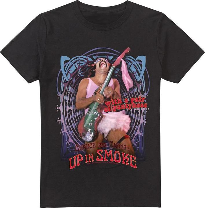 Actual product image Cheech & Chong Mens Up In Smoke Pantyhose T-Shirt (XXL)