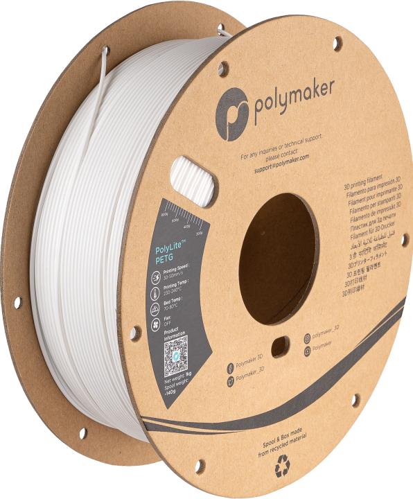 Actual product image Polymaker Filament PolySmooth 1612101 2. (PVB, 2.85 mm, 750 g)