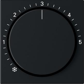 Gira 2706005 Abdeckung RTR 230V System 55 schwarz matt