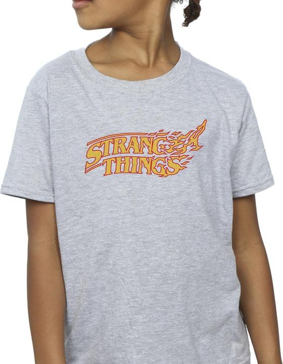 Produktbild Netflix Stranger Things Logo Breaking TShirt Mädchen