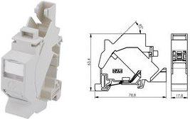 Actual product image Telegärtner H02000A0086 Mounting kit (S/UTP)